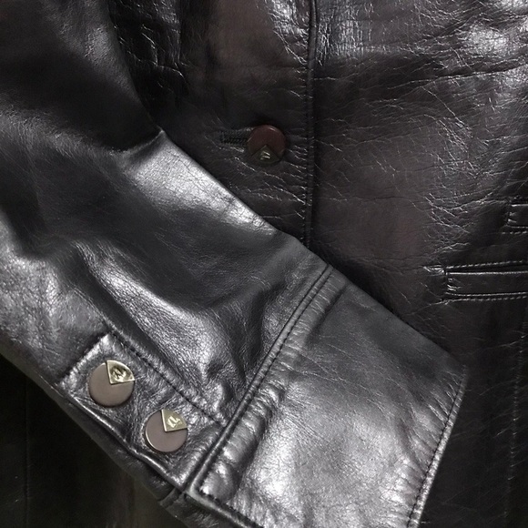 Karl Lagerfeld Leather Blazer - Picture 7 of 7